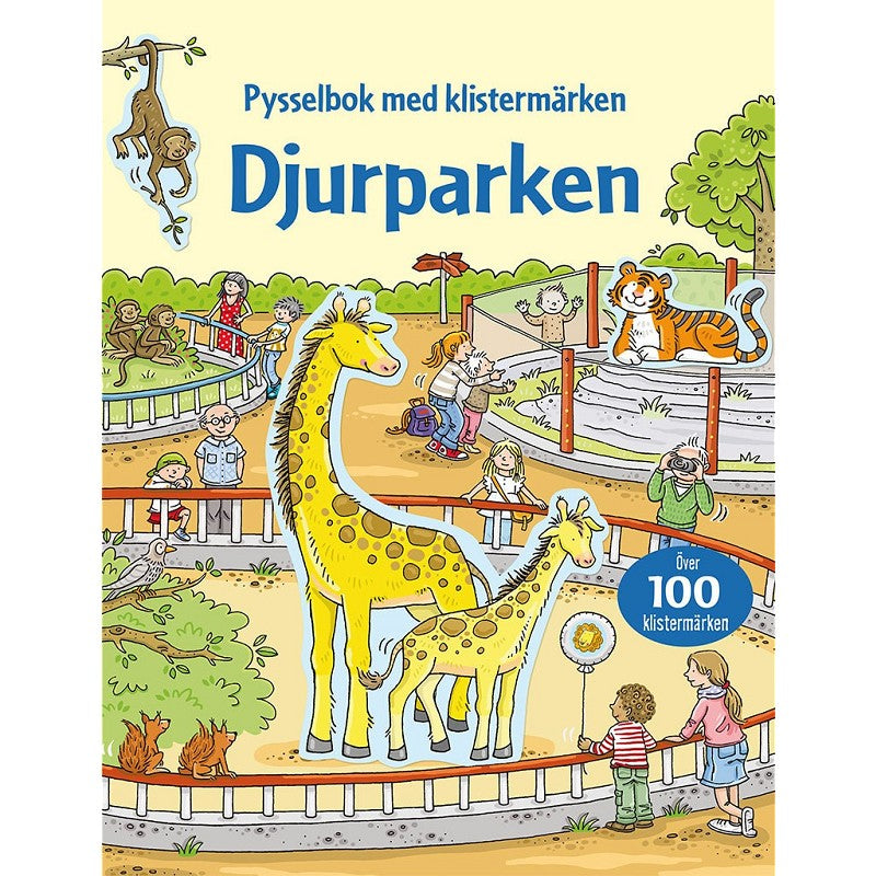 Djurparken Pysselbok med klistermärken