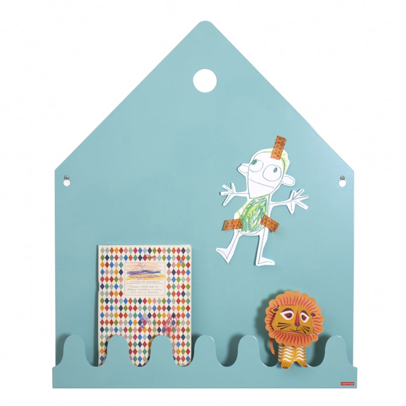 Roommate Village Magnetic board Pastel blue/green