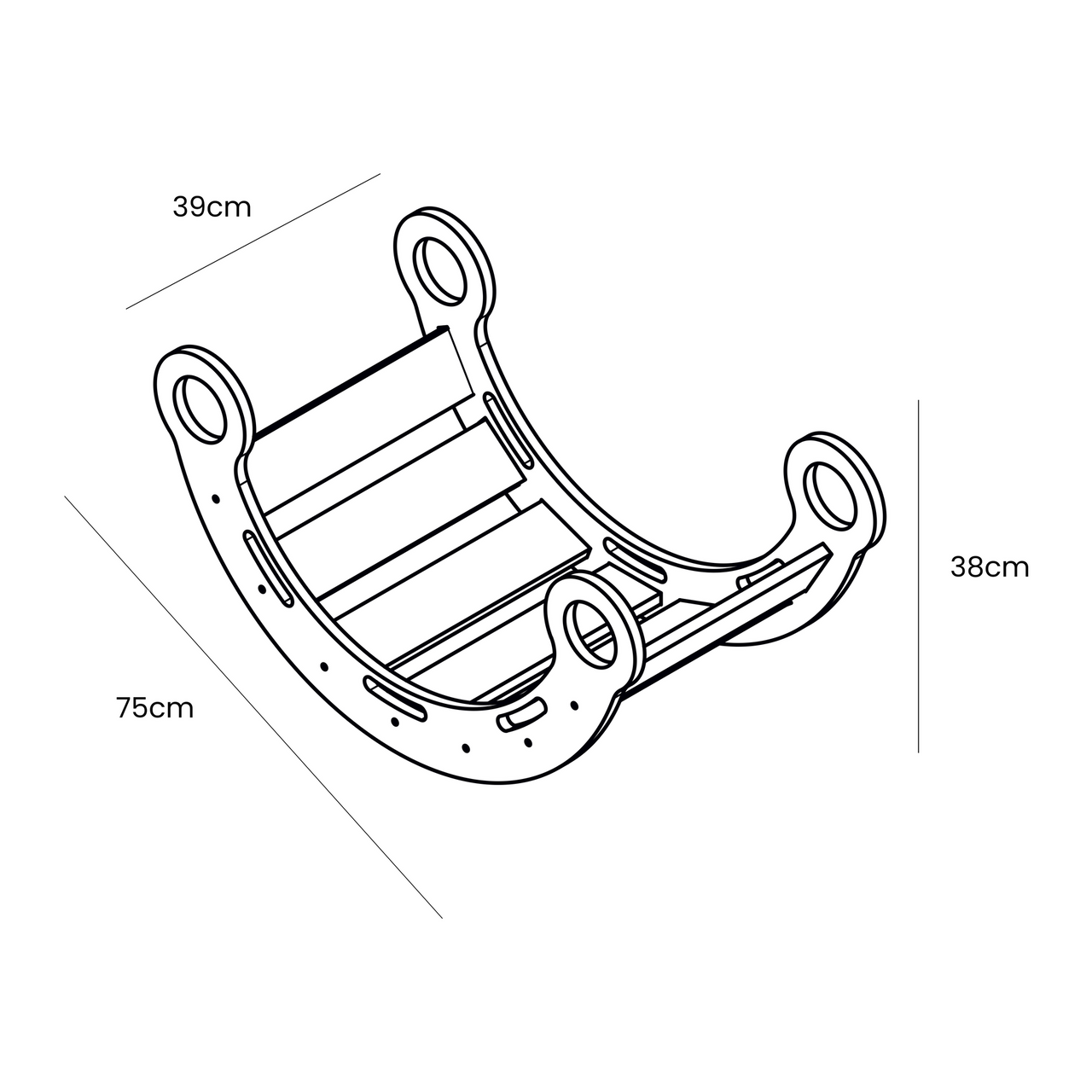 MeowBaby Dream Rocker Slide Small Flera Färger