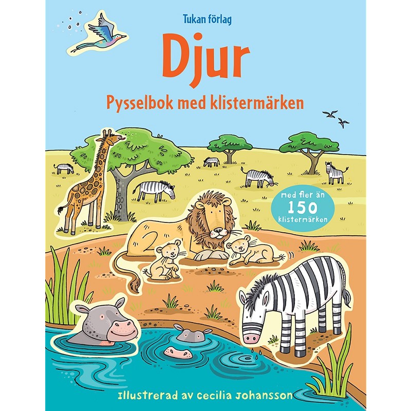 Djur: Pysselbok med klistermärken