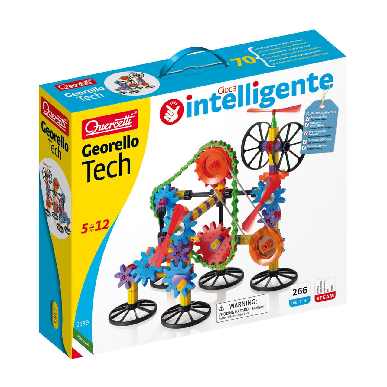 Quercetti Spel Georello Gears Tech (266 delar)