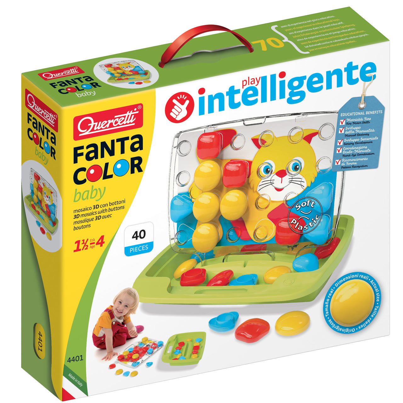 Quercetti Pixelart Fantacolor Baby (30 delar)