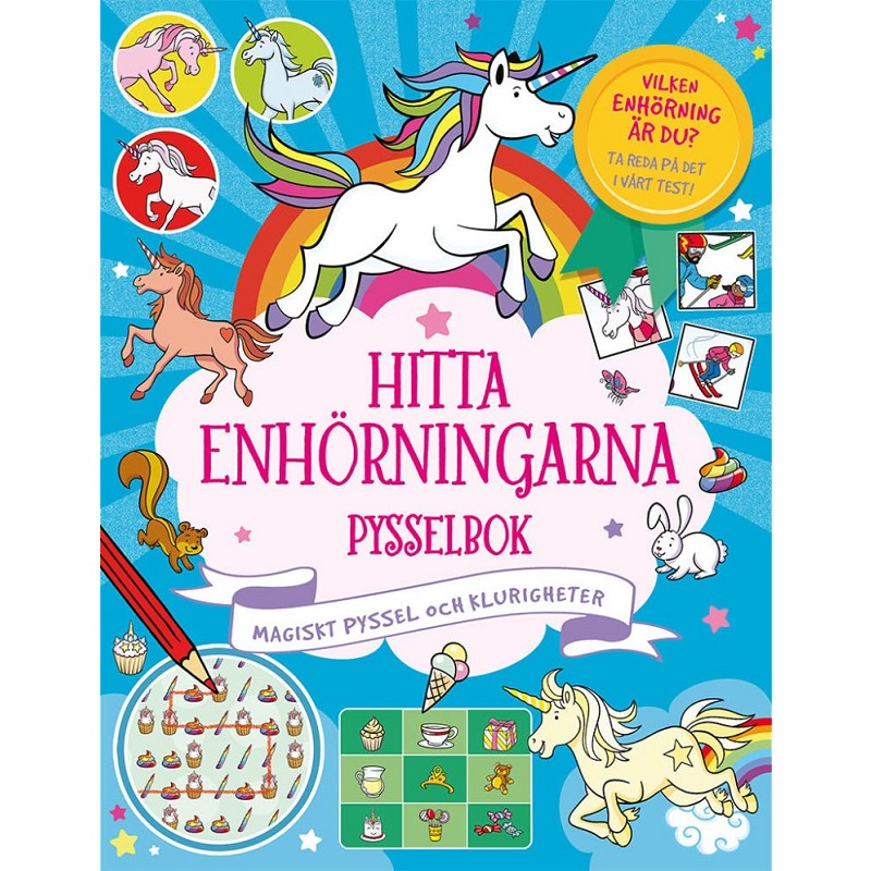 Hitta Enhörningarna Pysselbok