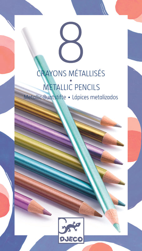 Djeco 8 metallic pencils