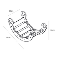 Thumbnail for MeowBaby Dream Rocker Slide & Ladder Small Flera Färger