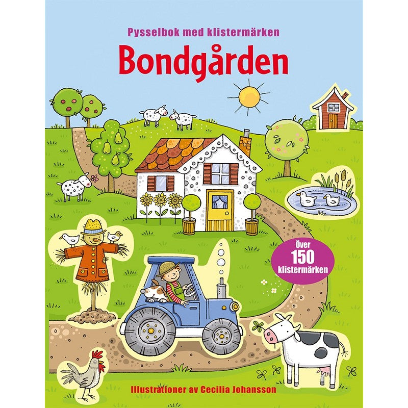 Bondgården Pysselbok med klistermärken