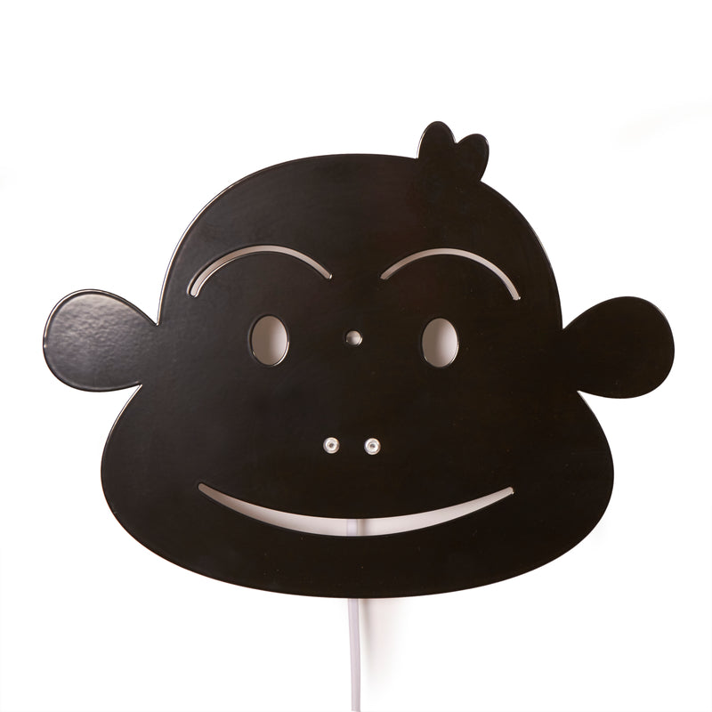 Roommate Monkey Lamp - Black