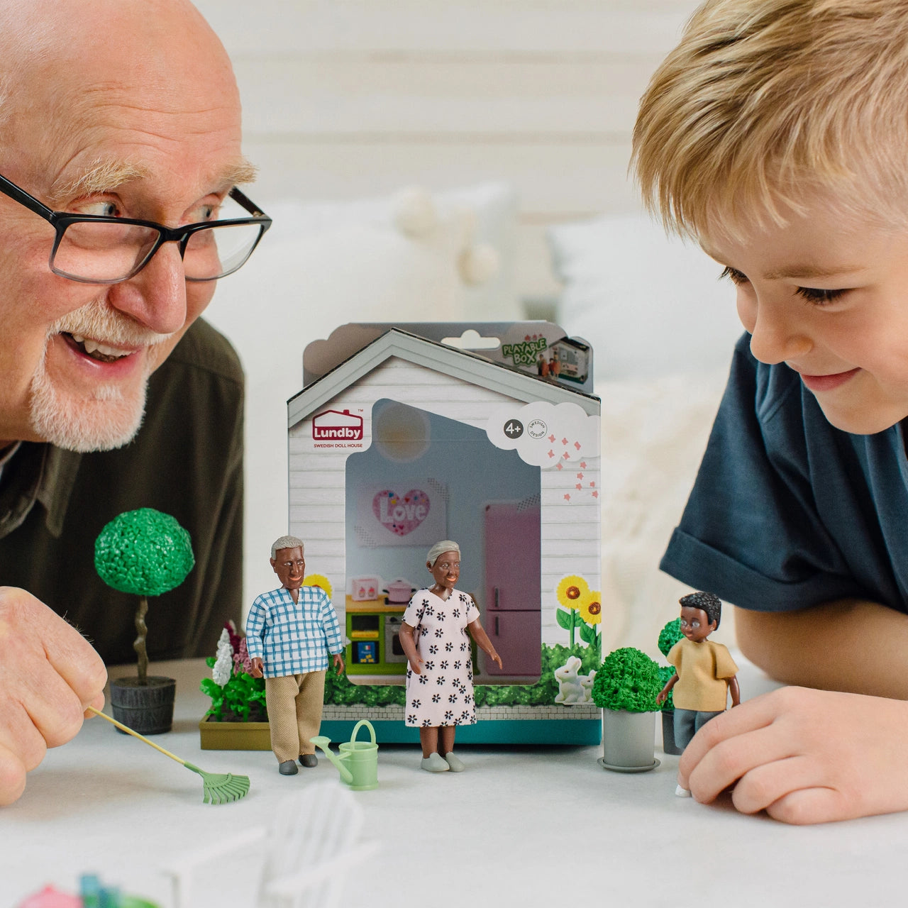 Lundby Dockhus Dockset Äldre par Billie