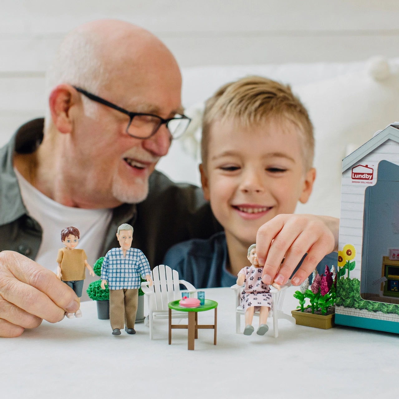 Lundby Dockhus Dockset Äldre par Charlie