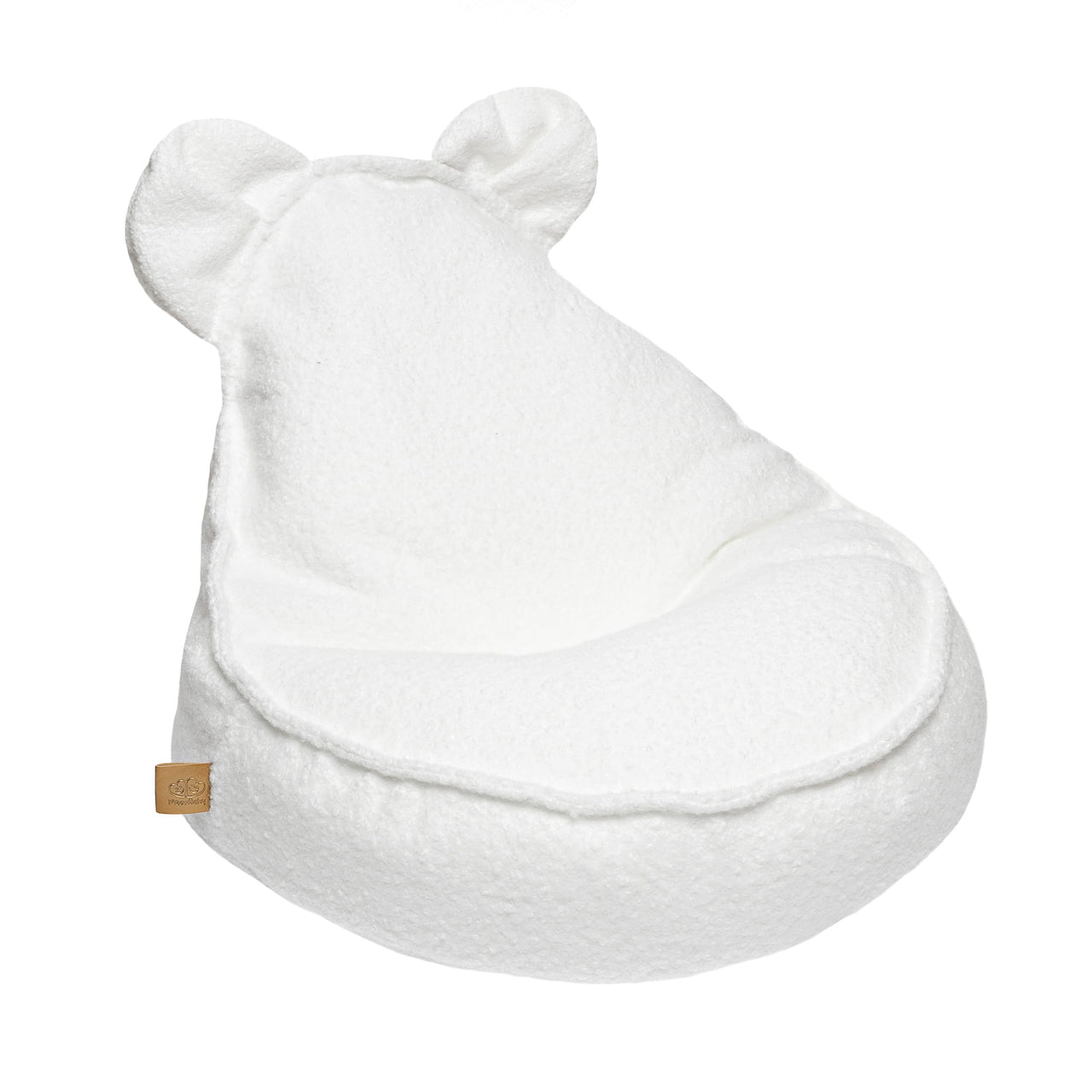 MeowBaby Sako Bag Teddy Boucle White