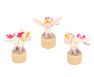 Keycraft Unicorn Push Puppets