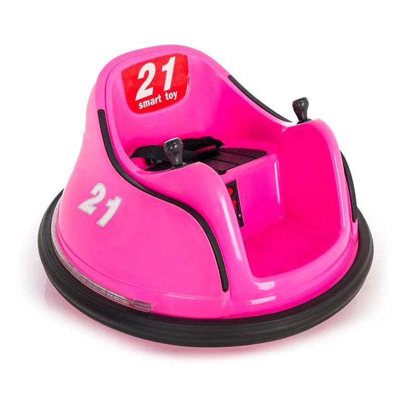 Azeno Bumper Car Rosa Elbil för barn