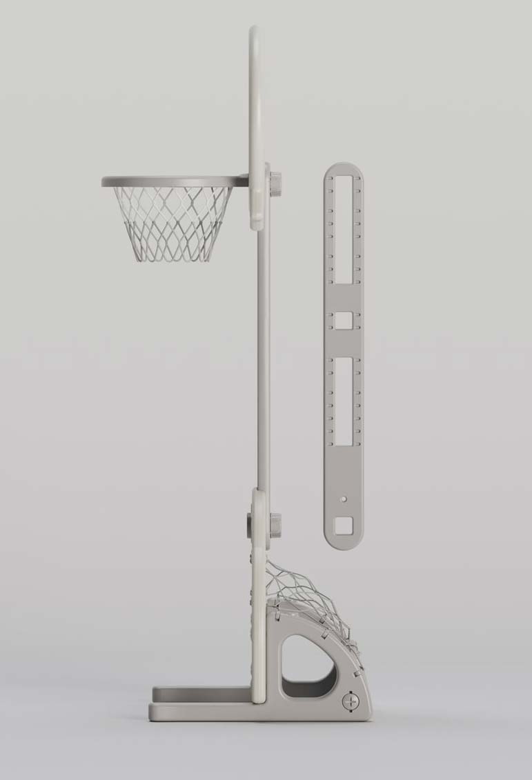 Elite Toys 3-i-1 Basket, fotbollsmål & golf