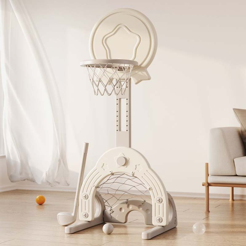 Elite Toys 3-i-1 Basket, fotbollsmål & golf