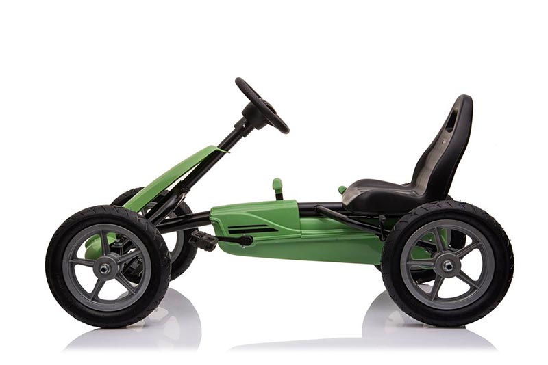 Elitetoys Gokart GT Edition med gummihjul bild från sidan