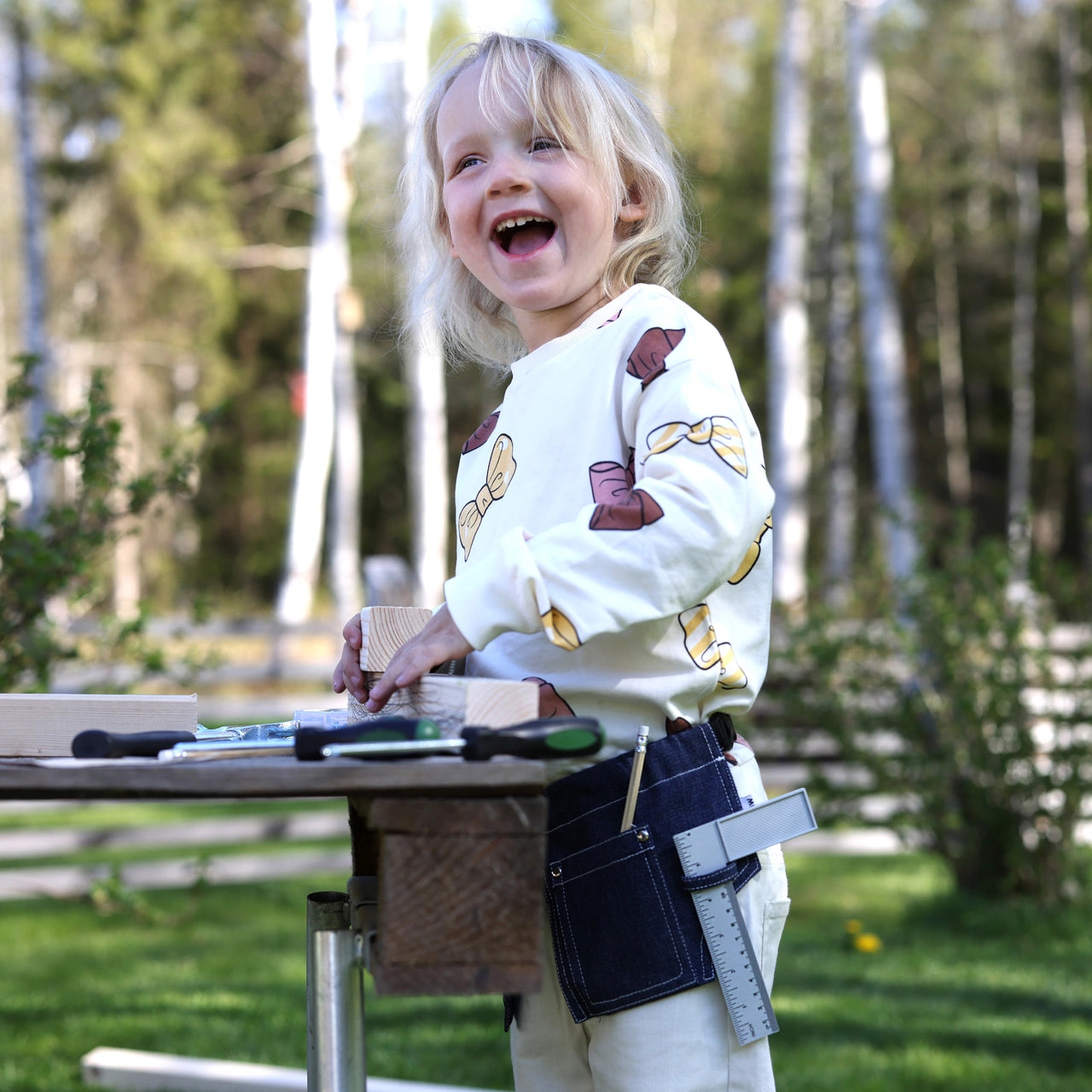 Micki Verktygsbälte med riktiga verktyg