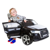 Thumbnail for AUDI Q7 Svart Elbil för barn bild med fjärrkontroll