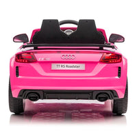 Thumbnail for Azeno Audi TT RS Roadster 12V Rosa elbil för barn