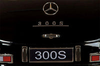 Thumbnail for Azeno Mercedes 300S Black Painting Svart Elbil för barn bild på bakdel