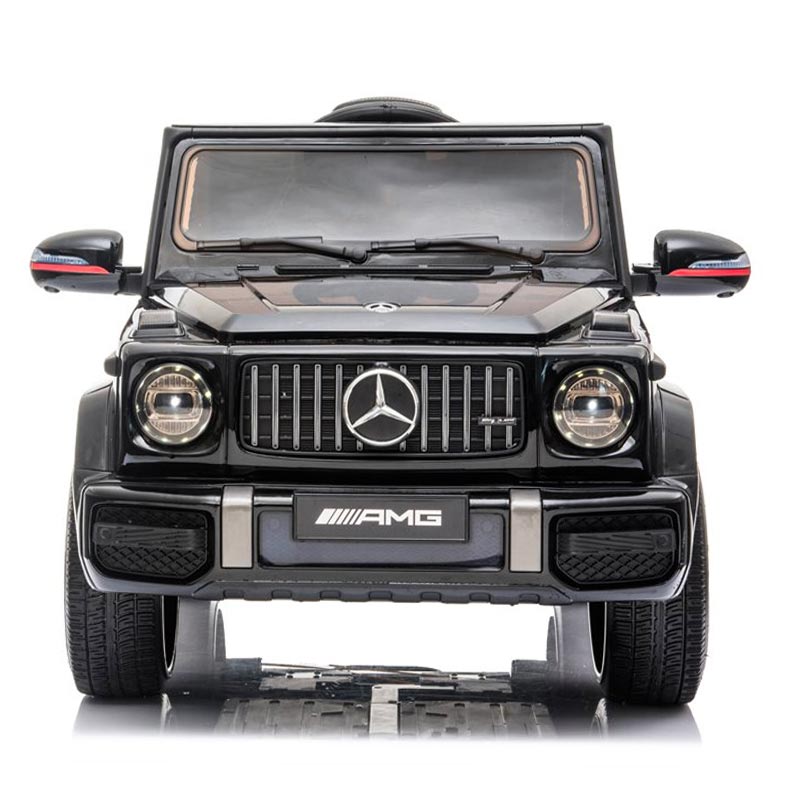 Azeno Mercedes Benz AMG G63 Svart Elbil för barn fram