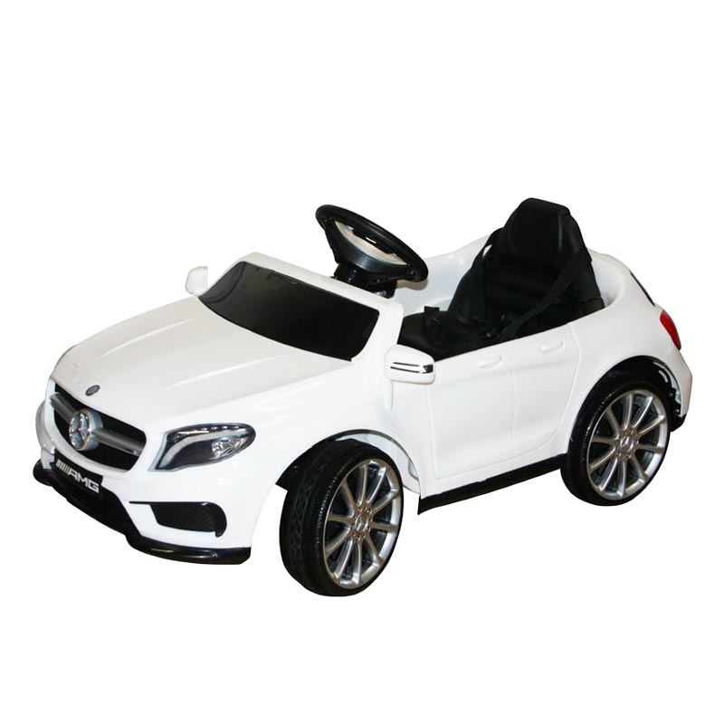 Azeno Mercedes AMG GLA45 Vit elbil för barn från sidan