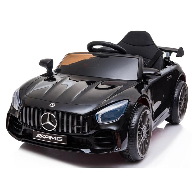 Azeno Mercedes Benz GTR Svart Elbil för barn, 2x12V