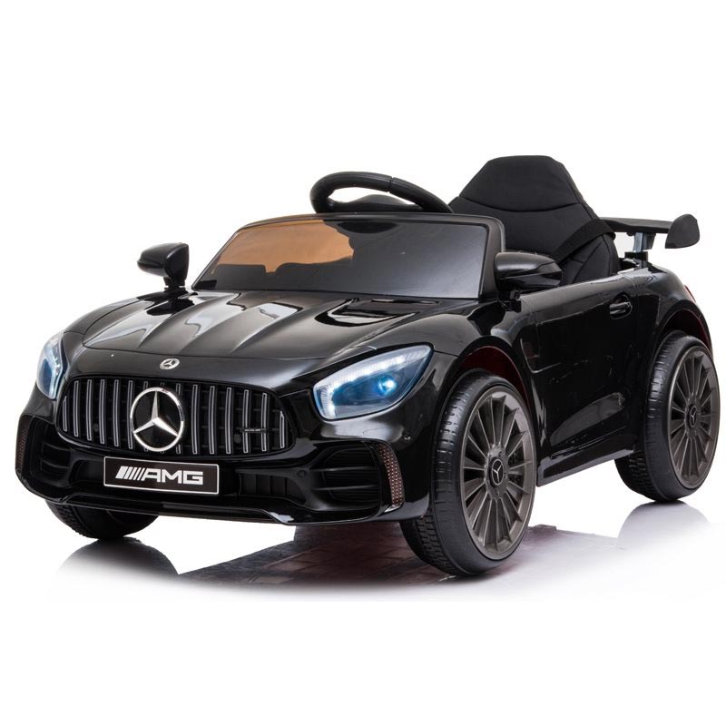 Azeno Mercedes Benz GTR Svart Elbil för barn