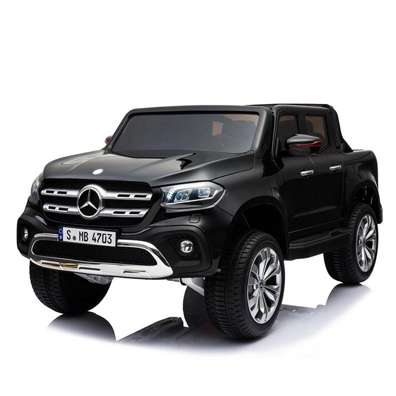 Azeno Mercedes X-Class Svart Elbil för barn,  4x12V