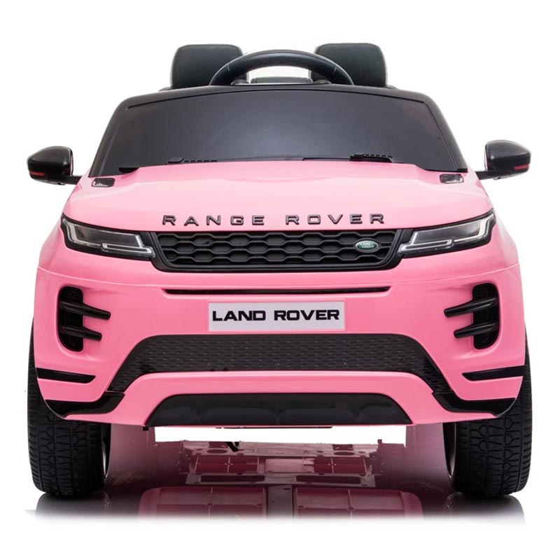 Azeno Range Rover Evoque 12V Rosa Elbil för barn, 4x12V bild framifrån