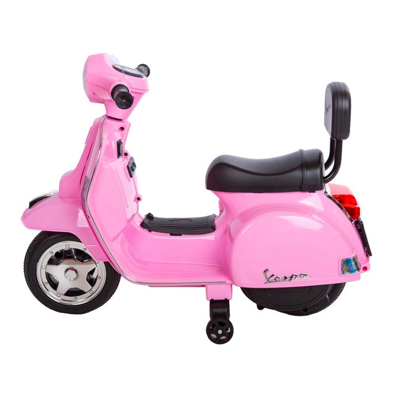 Azeno Vespa PX150 Rosa, 2x12V från sidan