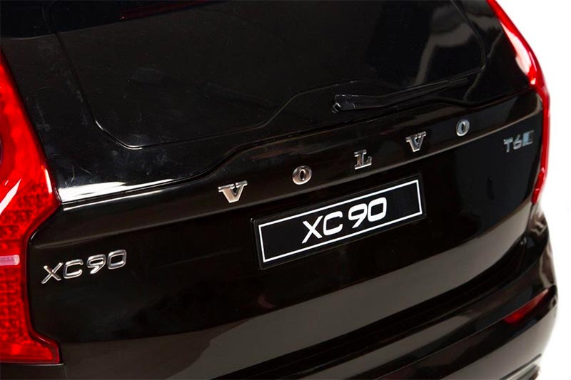 Azeno Volvo XC90 Svart Elbil för barn bild front