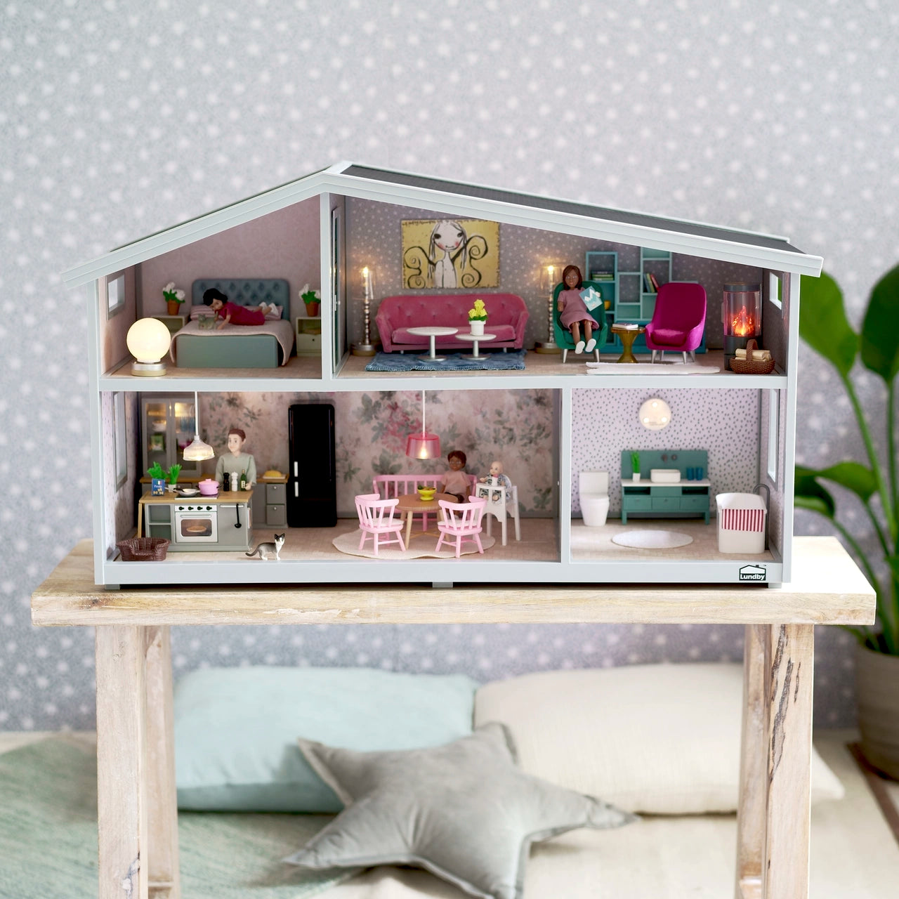 Lundby Dockhus Life med 4 rum