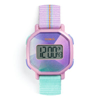 Thumbnail for Djeco Digital Watch - Purple Prisma