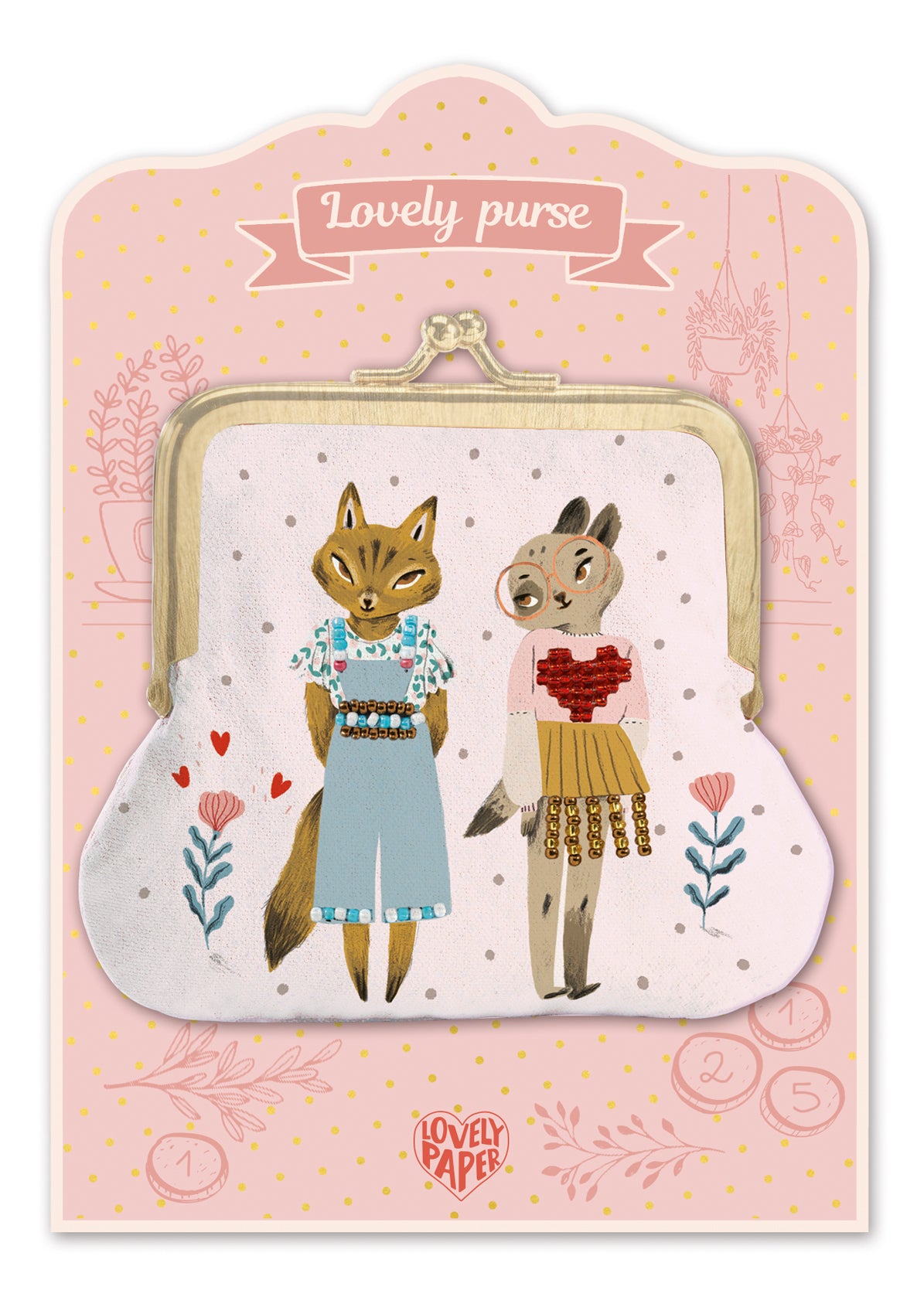 Djeco Cats - Lovely purse