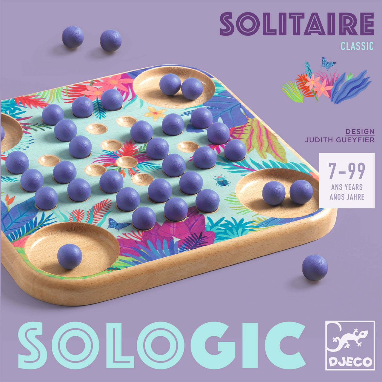 Djeco Sällskapsspel Logikspel Solitaire