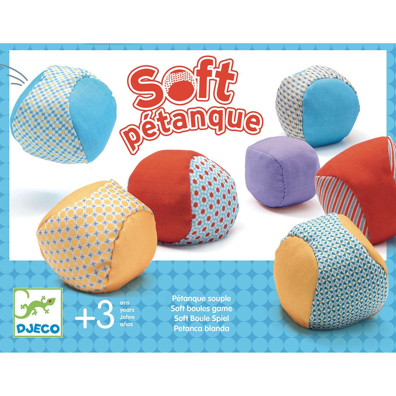 Djeco Soft Petanque Set med 6st bollar