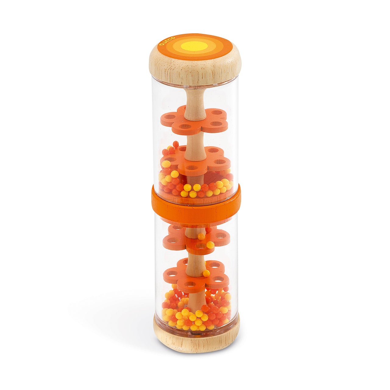 Djeco Orange rain shaker