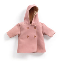 Thumbnail for Djeco Hooded Coat - Dolls Clothing