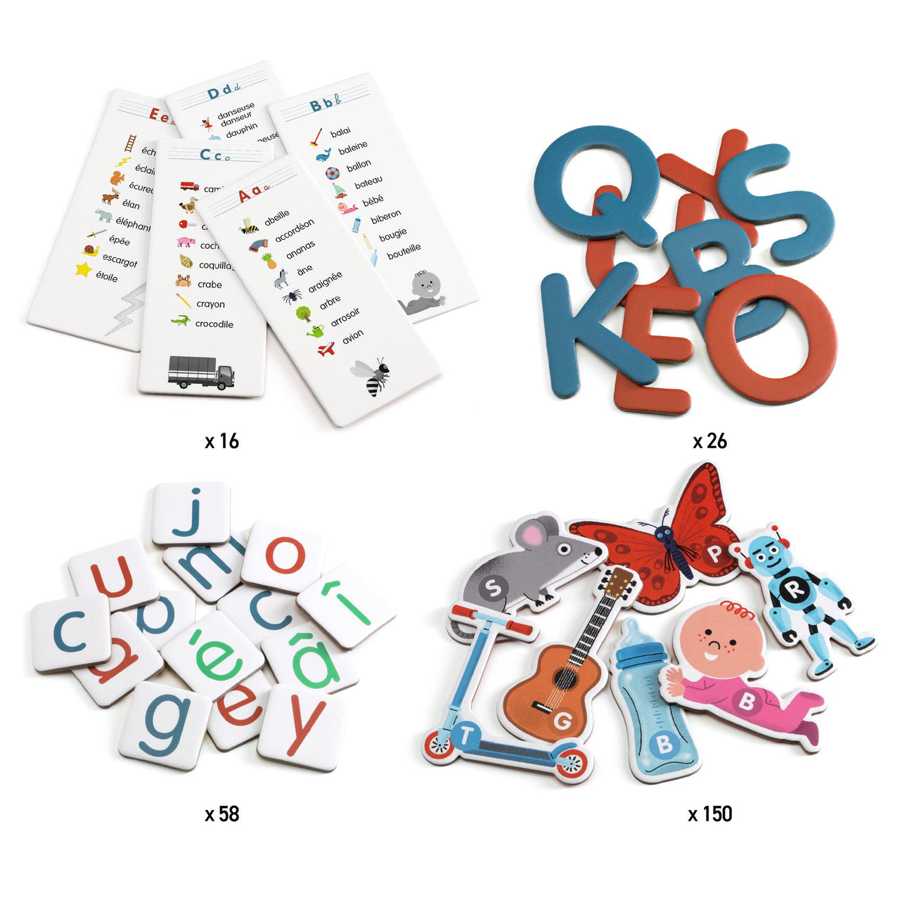 Djeco Sällskapsspel  Grand coffret Lettres