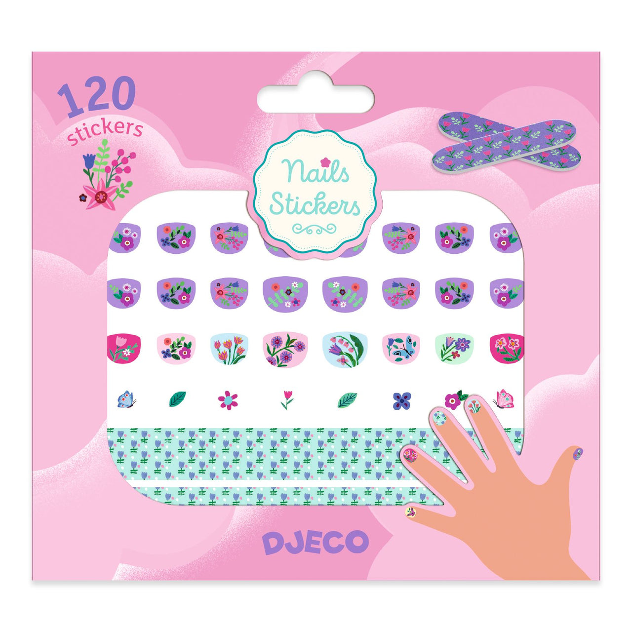 Djeco Nails Stickers - Petite fleur - FSC MIX