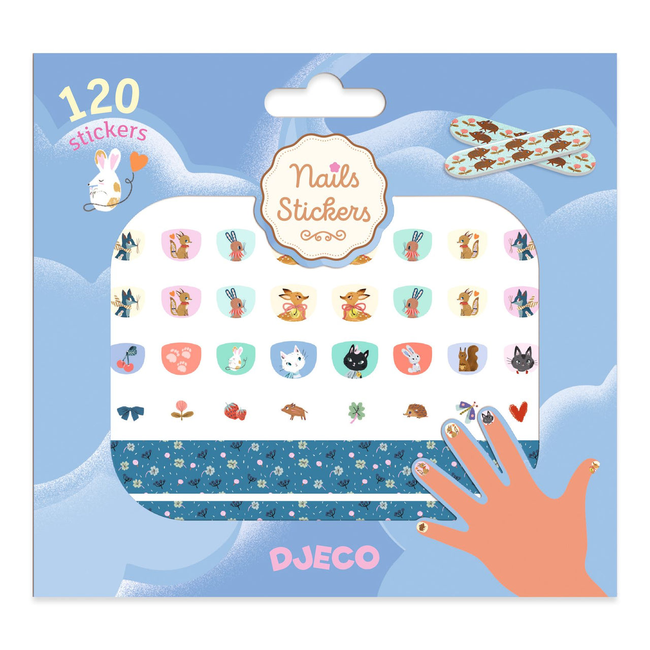 Djeco Nails Stickers - Cutie - FSC MIX