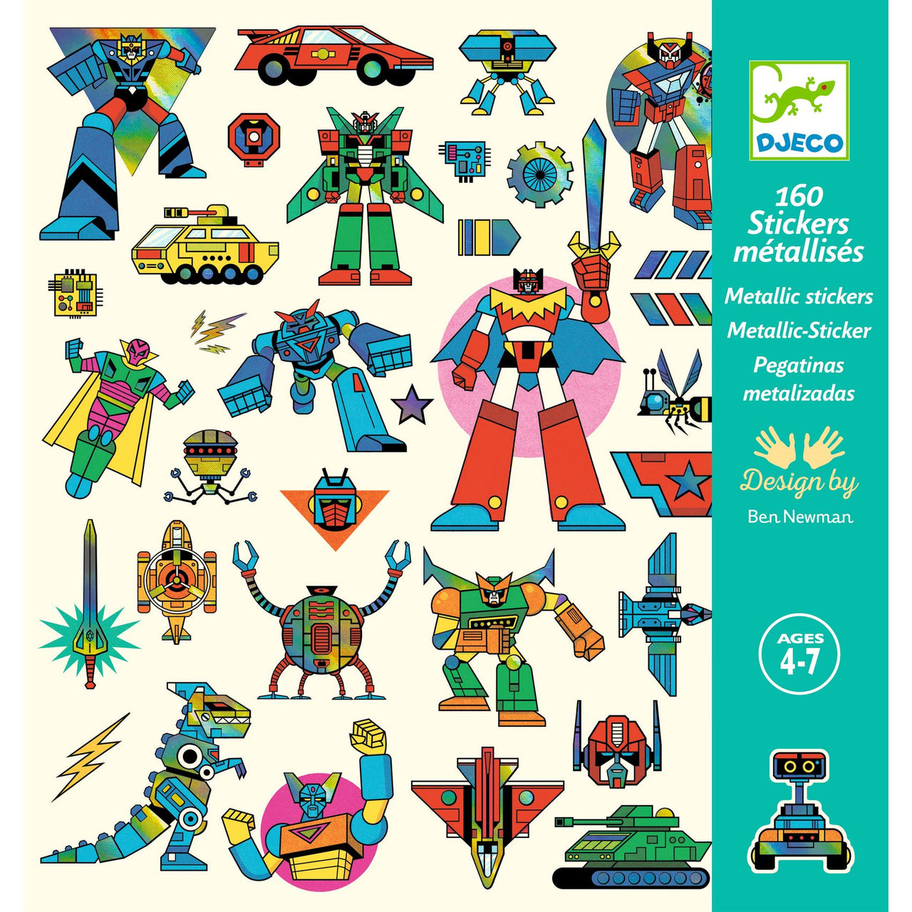 Djeco Stickers Robots