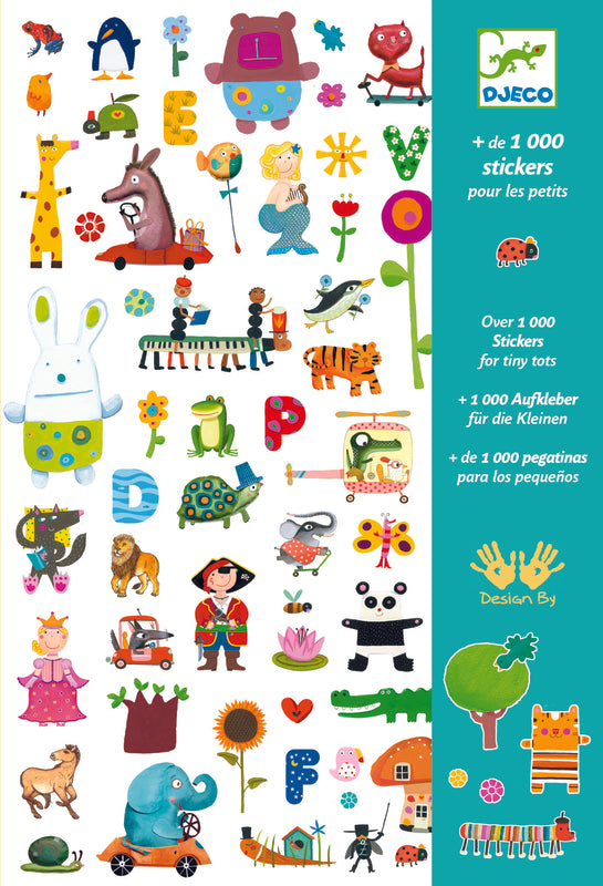 Djeco 1000 stickers for little ones