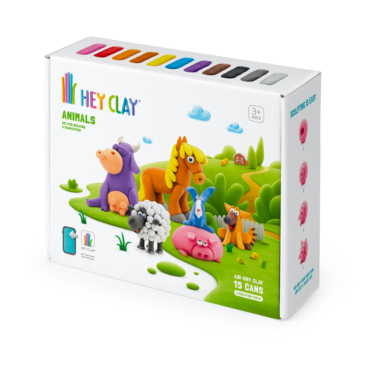 Hey Clay Lera Animals (15 burkar)