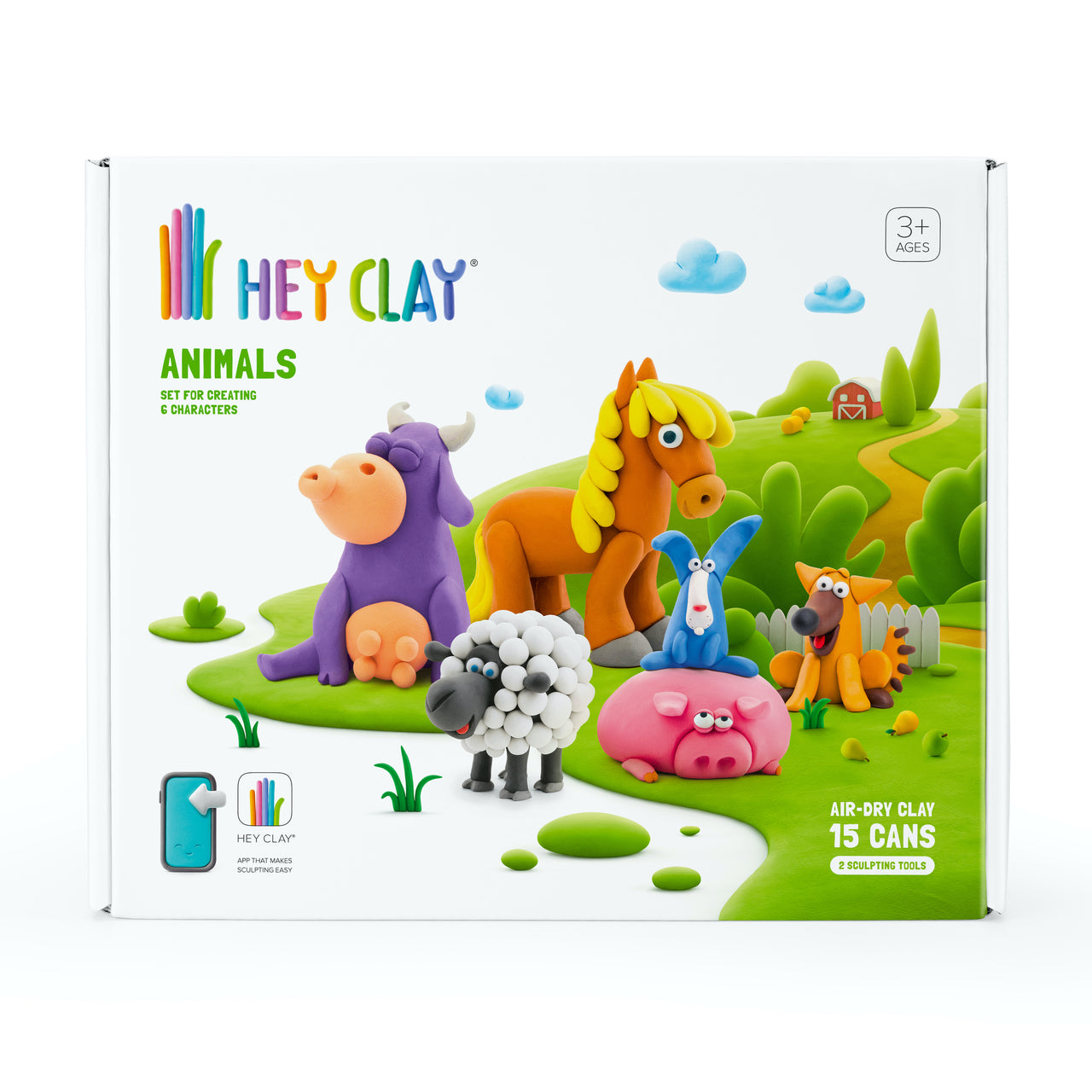 Hey Clay Lera Animals (15 burkar)