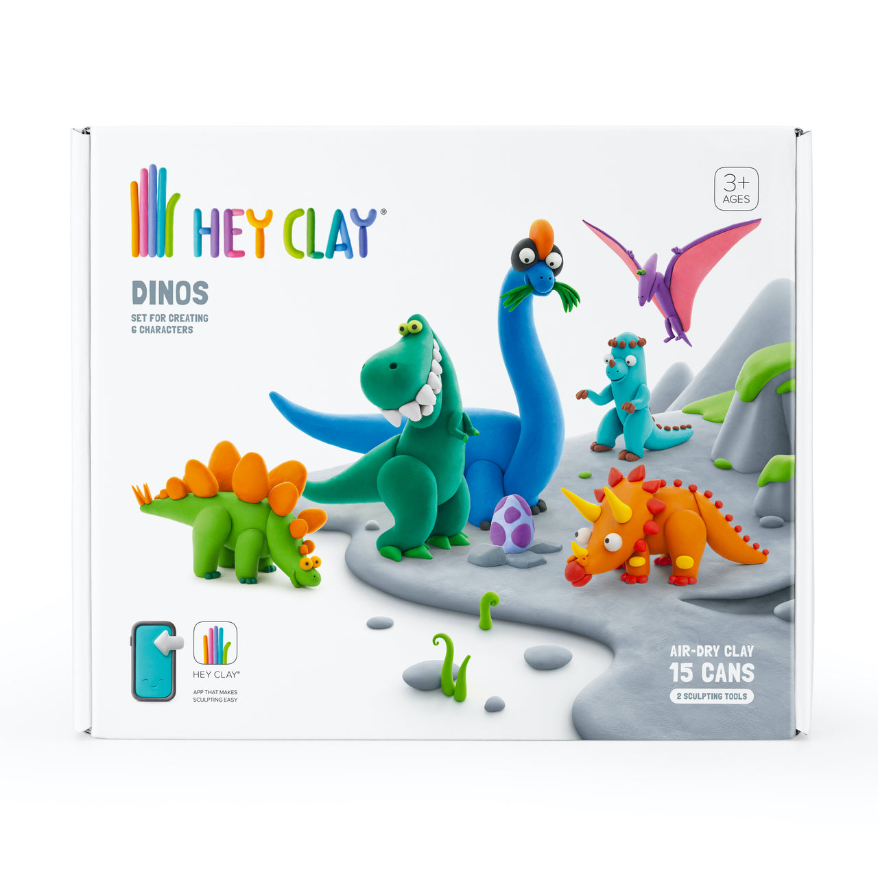 Hey Clay Lera Dinos (15 burkar)