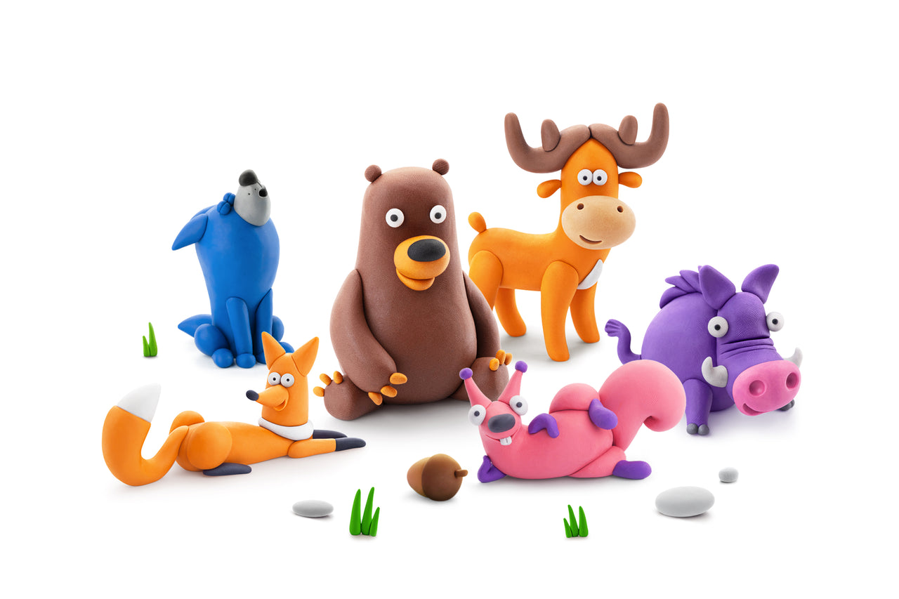 Hey Clay Lera Forest Animals (15 burkar)