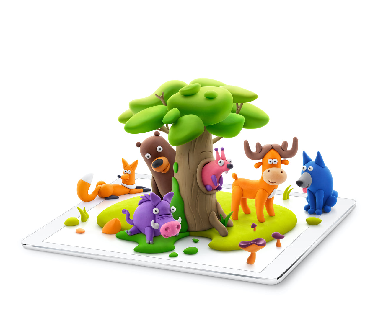 Hey Clay Lera Forest Animals (15 burkar)