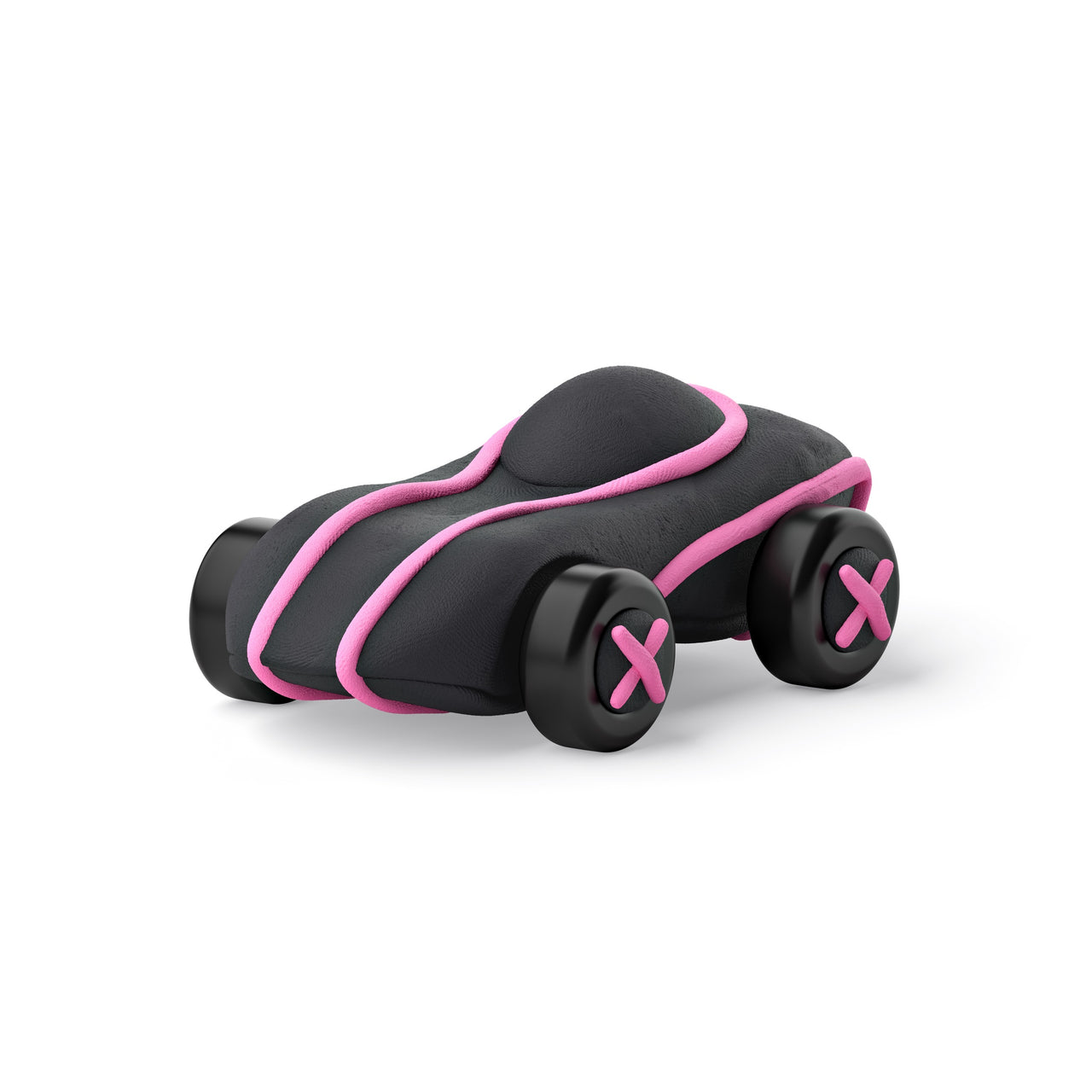 Hey Clay Motors Pink Cyber Car (2 burkar)