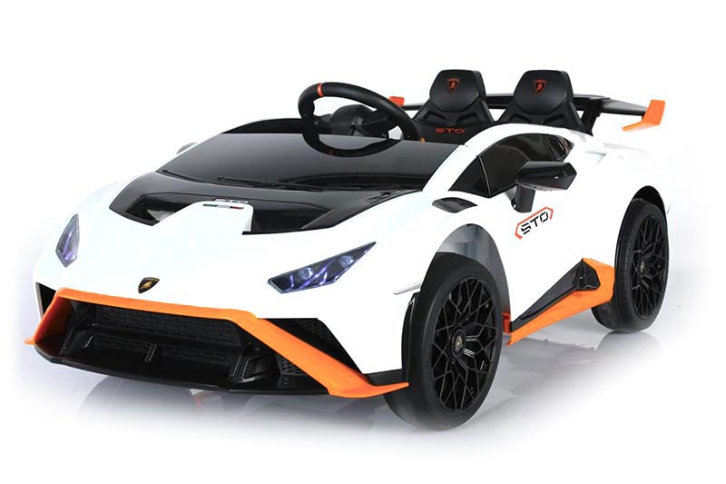 Azeno Lamborghini Huracan Drifter Vit elbil för barn, 4x12V